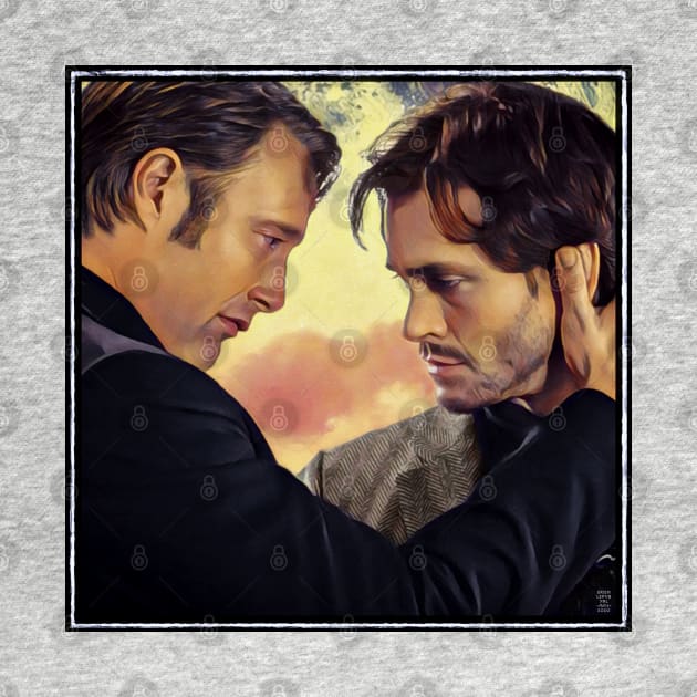 Hannibal and Will Hannigram Sunset by OrionLodubyal